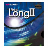 На картинке изображен Накладка для ракеток Butterfly Feint Long 3 black Накладка для ракеток Butterfly Feint Long 3 black