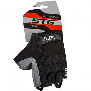 Велоперчатки STG AI-03-202, unisex летние black/gray Х81534