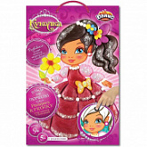 Набор для детского творчества Dalis Раскраска из пластилина Кукла Настя МС-203