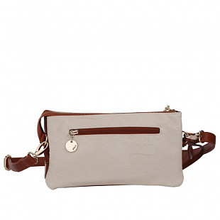 Женская сумка Pola 8206 grey/beige