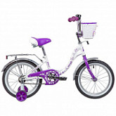 Велосипед Novatrack Butterfly 16" (2019) White/Violet 167BUTTERFLY.WVL9