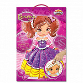 Раскраска из пластилина Dalis Кукла Мальвина МС-211