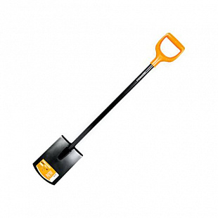 Лопата штыковая с закругл,лезвием Fiskars Solid 1026683