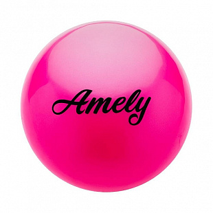 Мяч для художественной гимнастики Amely AGB-101 19 см pink