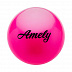 Мяч для художественной гимнастики Amely AGB-101 19 см pink