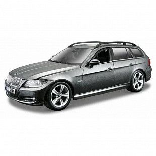 Коллекционная машина Bburago 1:24 BMW 3 Series Touring (18-22116) gray