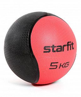 Медбол Starfit  GB-702 высокой плотности 5 кг red