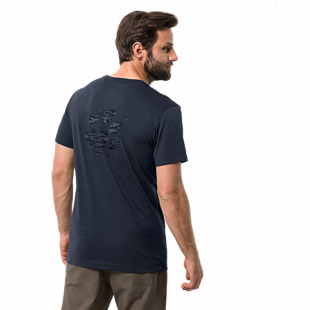 Футболка мужская Jack Wolfskin Rebel T M night blue