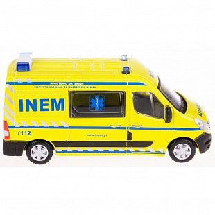 Коллекционная машина Bburago 1:50 Renault Master (18-32008) yellow