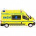 Коллекционная машина Bburago 1:50 Renault Master (18-32008) yellow