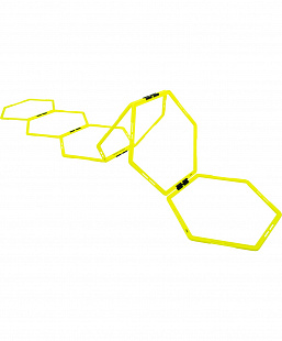 Набор шестиугольных напольных обручей Jogel Agility Hoops (JA-216), 6 шт