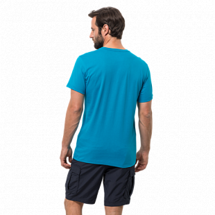 Футболка мужская Jack Wolfskin Island Hill T M blue reef