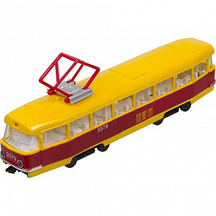 Игрушка Tehnopark Машина Технопарк Трамвай металлический CT12-463-2