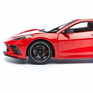 Машинка Maisto 1:18 2020 Chevrolet Corvette Stingray (31447) red
