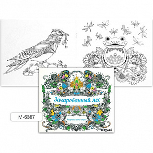 Раскраска-антистресс Mazari Однажды в сказке 24 листа М-6387