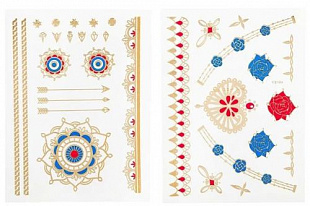 Набор тату-арт Bondibon Eva Moda.Цветочные узоры BB2405