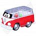 Машинка инерционная Bb Junior Volkswagen Samba Poppin bus (16-85109) red
