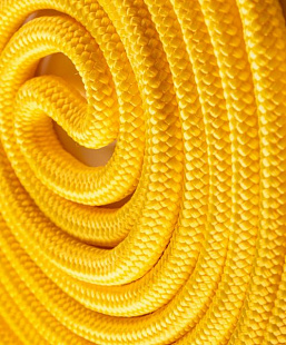 Скакалка для художественной гимнастики Amely 3 м RGJ-104 yellow