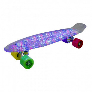 Penny board (пенни борд) Maxcity Plastic Board LED Small Multicolor