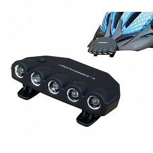 Свет на шлем Longus 5LED/3ф 398542 Black
