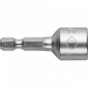 Головка магнитная Зубр Для саморезов SW 12мм L=45мм 1/4" 26392-12-02