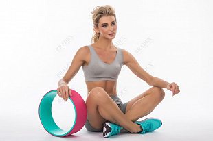Колесо для йоги Bradex Асана Yoga Wheel SF 0291 Green/Pink