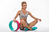 Колесо для йоги Bradex Асана Yoga Wheel SF 0291 Green/Pink