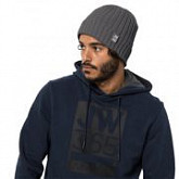 Шапка Jack Wolfskin 365 Stormlock Rip Knit Cap grey heather 1908331-6110