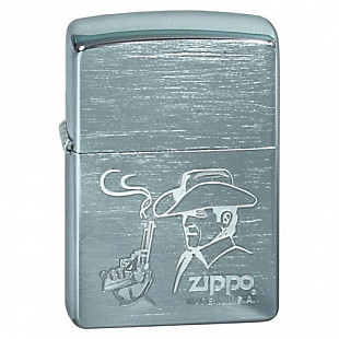 Зажигалка Zippo 200 Cowboy silver