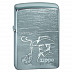 Зажигалка Zippo 200 Cowboy silver