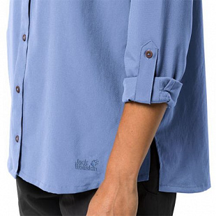 Рубашка женская Jack Wolfskin Victoria Roll-Up Shirt W blue