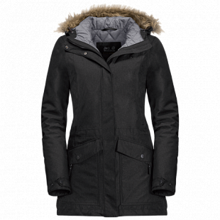 Куртка женская Jack Wolfskin Coastal Range Parka black