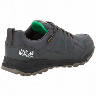 Полуботинки мужские Jack Wolfskin Maze Texapore Low M dark steel / green