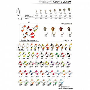 Мормышка W Akara Капля с ушком Ni MW-SP-1130-NI
