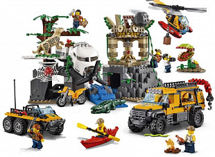 Конструктор LEGO База исследователей джунглей 60161