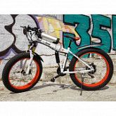 Электровелосипед складной Electro Hybrid white/red