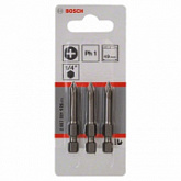 Насадка Bosch крестообразная PH1 49мм 3шт 0001951554