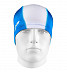 Шапочка для плавания СК (Спортивная коллекция) Д-061 white/bluish