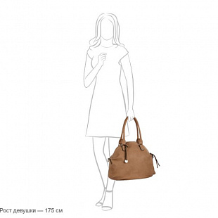 Женская сумка Pola 8241 dark brown
