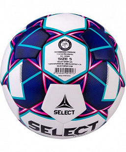 Мяч футбольный Select Tempo TB IMS №5 White/Blue/Violet