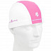 Шапочка для бассейна (плавания) взрослая Mad Wave Lycra Doutone white/pink