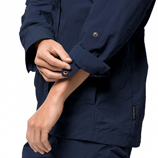 Куртка летняя женская Jack Wolfskin Lakeside Fieldjacket W midnight blue
