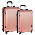 Комплект чемоданов Polar 2-ой РА056-2 pale pink