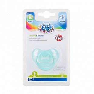 Пустышка Canpol babies Pastelove Силиконовая Ортодонтическая 6-18 мес. (22/420) turquoise