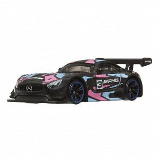 Машинка Hot Wheels Neon Speeders '16 Mercedes-AMG GT3 5/8 (HLH72 HRW79)