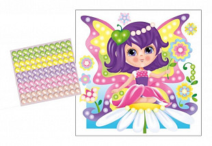 Аппликация бусинами Десятое Королевство Жемчужинка "Фея-бабочка" 01978