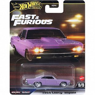 Машинка Hot Wheels Premium Fast & Furious 1966 Chevy Impala (HNW46 JBL95)