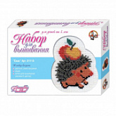 Набор для творчества Десятое Королевство Вышивка Ежик 01118