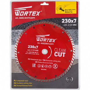 Алмазный круг Wortex 230х22 мм универсальный AGD23007U2011