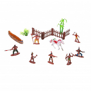 Набор игровой Shenzhen Toys с индейцами WILD WEST 7077-95